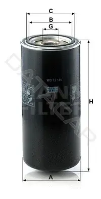 Масляный фильтр MANN WD13145