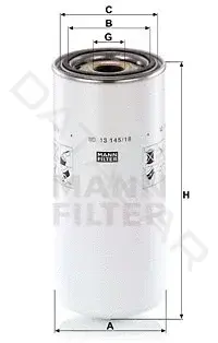 Масляный фильтр MANN WD13145/18