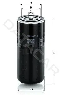 Топливный фильтр MANN WDK962/12