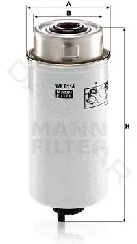 Топливный фильтр MANN WK8114
