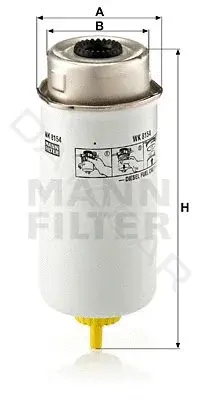 Топливный фильтр MANN WK8154