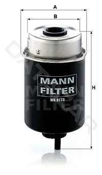 Топливный фильтр MANN WK8173
