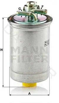 Топливный фильтр MANN WK823