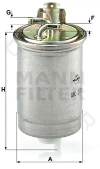 Топливный фильтр MANN WK841