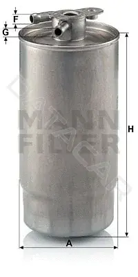 Топливный фильтр MANN WK841/1