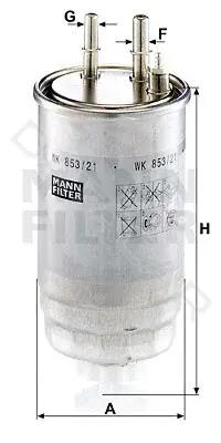 Топливный фильтр MANN WK853/21