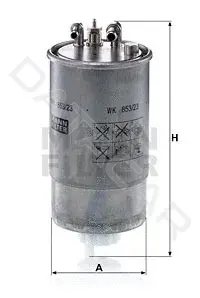 Топливный фильтр MANN WK853/23