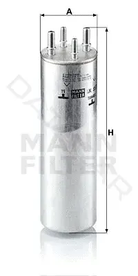 Топливный фильтр MANN WK857/1