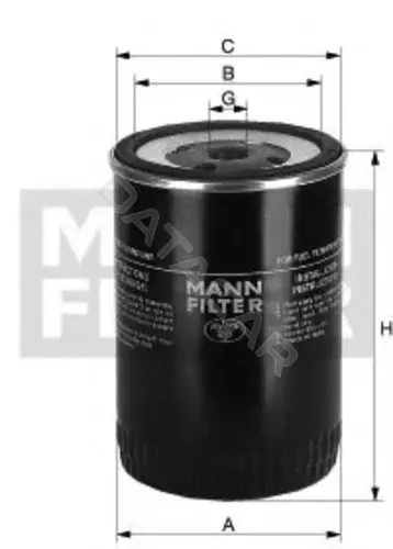 Топливный фильтр MANN WK9150