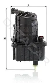 Топливный фильтр MANN WK939/11x