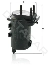 Топливный фильтр MANN WK939/12x