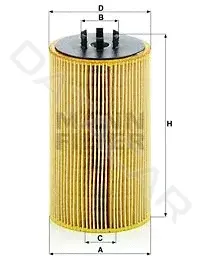Масляный фильтр MANN HU13125/3x