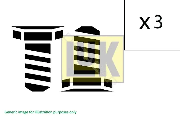 Болты маховика LUK 411015611