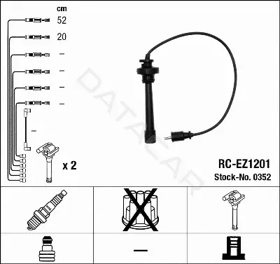 Высоковольтные провода NGK 0352