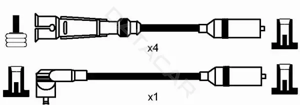 Высоковольтные провода NGK 0502