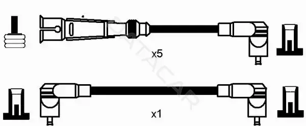 Высоковольтные провода NGK 0511