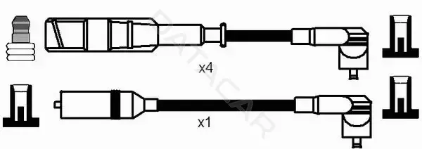 Высоковольтные провода NGK 0515