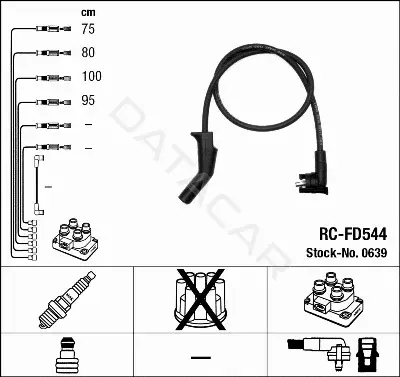Высоковольтные провода NGK 0639