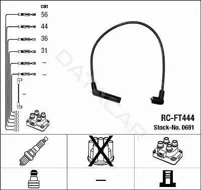 Высоковольтные провода NGK 0691
