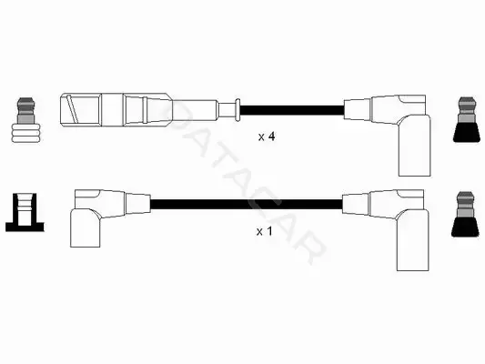 Высоковольтные провода NGK 0742