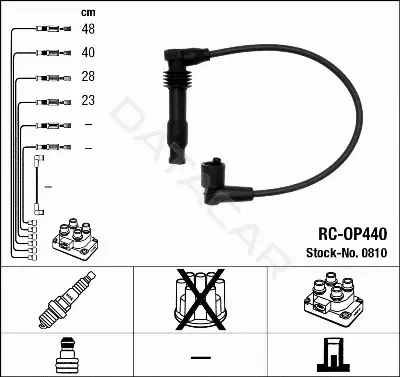 Высоковольтные провода NGK 0810