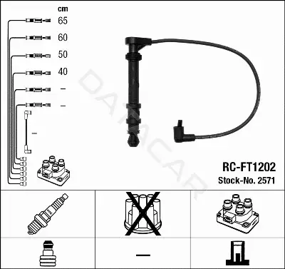 Высоковольтные провода NGK 2571