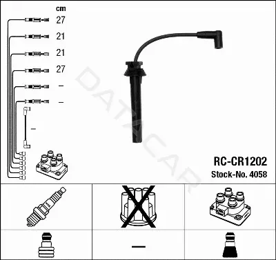 Высоковольтные провода NGK 4058