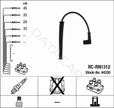 Высоковольтные провода NGK 44330
