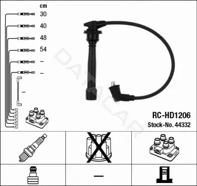 Высоковольтные провода NGK 44332
