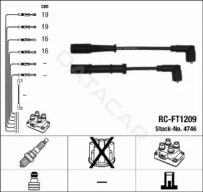 Высоковольтные провода NGK 4746