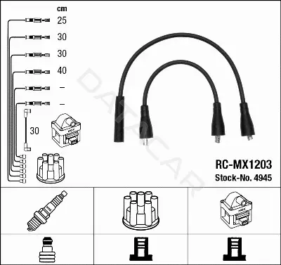 Высоковольтные провода NGK 4945