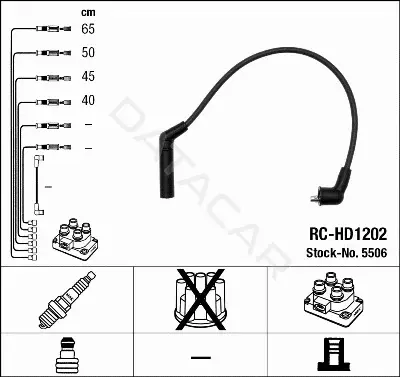 Высоковольтные провода NGK 5506