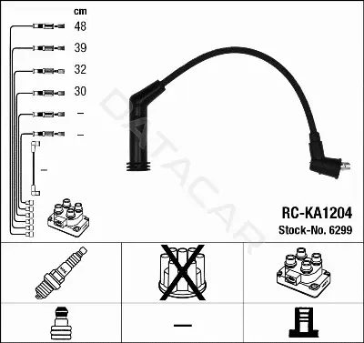 Высоковольтные провода NGK 6299