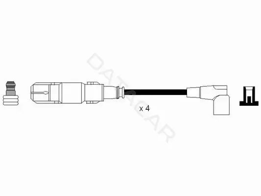Высоковольтные провода NGK 7303