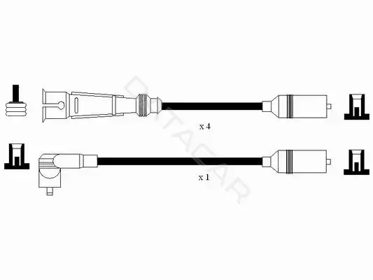 Высоковольтные провода NGK 7363