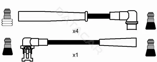 Высоковольтные провода NGK 7368