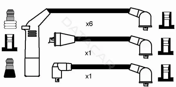 Высоковольтные провода NGK 8286