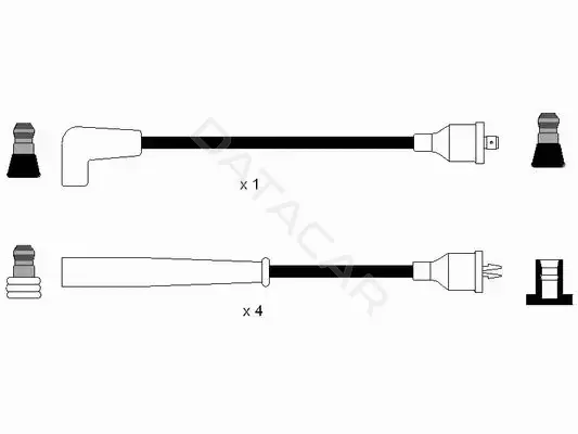 Высоковольтные провода NGK 8290