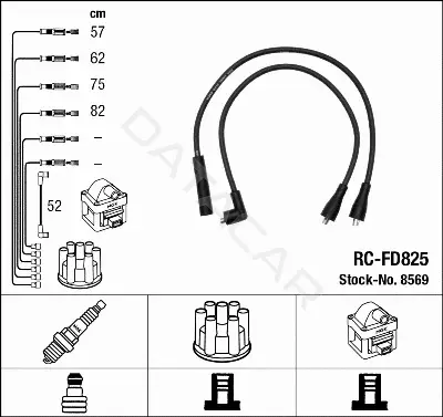 Высоковольтные провода NGK 8569