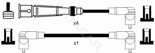 Высоковольтные провода NGK 8618