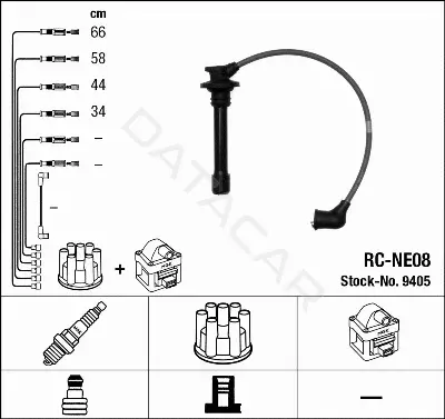 Высоковольтные провода NGK 9405