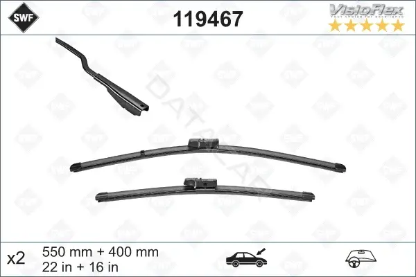 Щетки стеклоочистителя SWF 119467