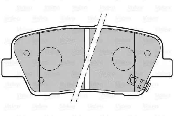 Тормозные колодки VALEO 301134