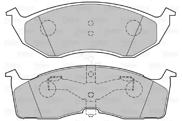 Тормозные колодки VALEO 301556