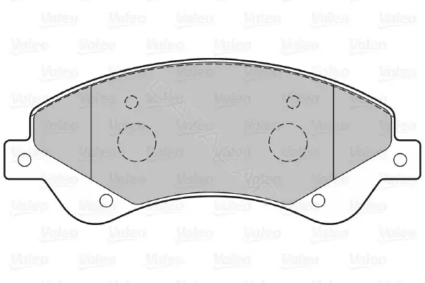 Тормозные колодки VALEO 301818