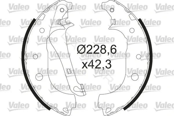 Барабанные колодки VALEO 564207