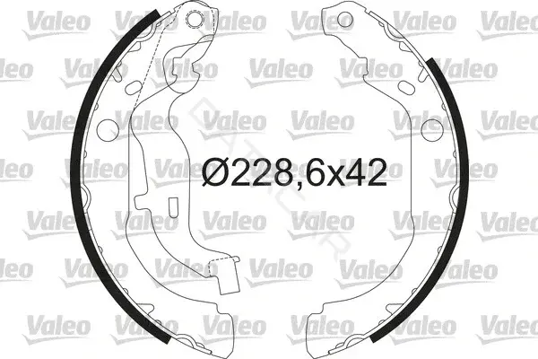 Барабанные колодки VALEO 564210