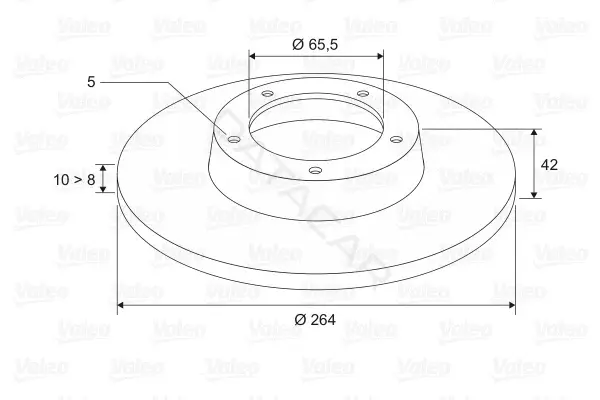 Тормозные диски VALEO 297593