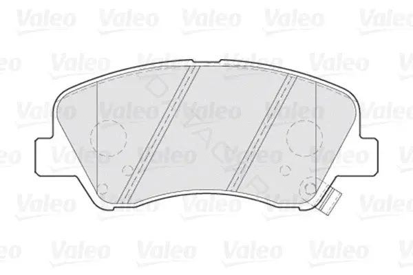 Тормозные колодки VALEO 301021