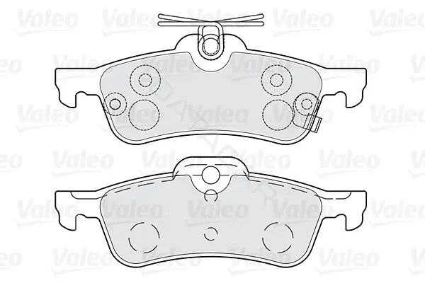 Тормозные колодки VALEO 301028